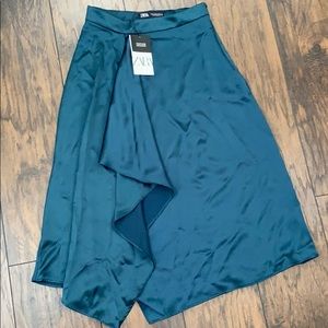 Zara Silk Maxi Skirt